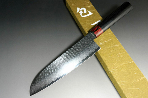 極美バーズアイ・美トラ目・本ハギ8剣キュー Iseya I-series 33 Layer VG-10 Damascus Hammered Japanese Chef's