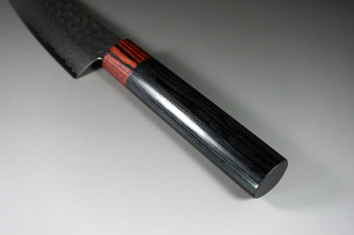 Iseya I-series 33 Layer VG-10 Damascus Hammered Japanese Chefs Santoku Knife 135mm