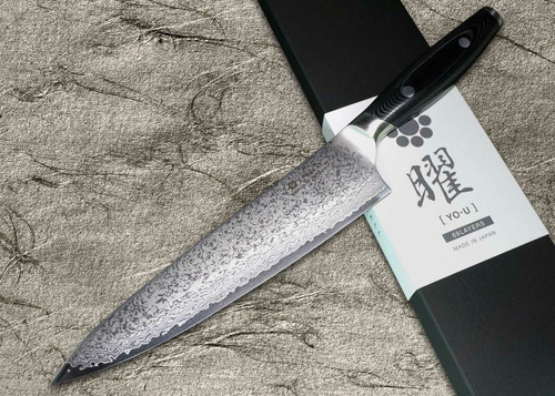Yaxell YO-U 69-Layer VG-10 Damascus Japanese Chefs Gyuto Knife 210mm