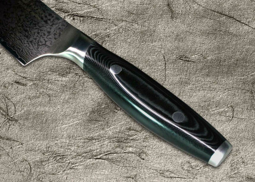 Yaxell YO-U 69-Layer VG-10 Damascus Japanese Chefs Santoku Knife 145mm