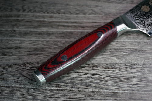 Yaxell YO-U 101-Layer SG2 Damascus Japanese Chefs Santoku Knife 165mm