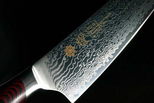 Yaxell YO-U 101-Layer SG2 Damascus Japanese Chefs Santoku Knife 145mm