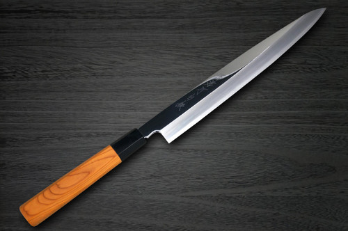 堺孝行白银INOX 镜面处理日本厨师柳场（生鱼片） 240 毫米|日本刀