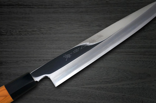 堺孝行白银INOX 镜面处理日本厨师柳场（生鱼片） 240 毫米|日本刀