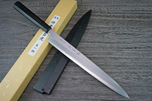 Sakai Takayuki Byakko White Tiger White 1 steel Japanese Chefs YanagibaSashimi 270mm