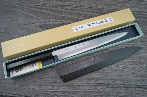 堺孝行白光白虎（White 1 steel） 日本厨师用咲丸章引（生鱼片） 300mm