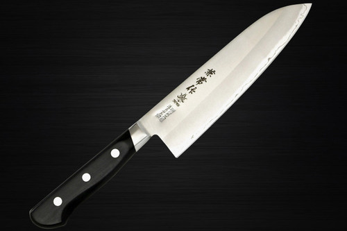 Kanetsune KC-950 DSR-1K6 Stainless Hammered Japanese Chef's Knife SET  (Gyuto180-Slicer210-Santoku-Vegetable-Petty-Mini Deba)