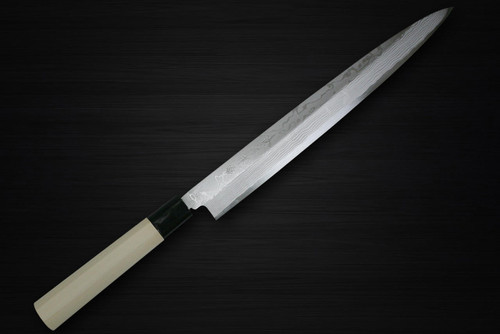 Kanetsune KC-500 White Steel 11-Layer Damascus Japanese Chefs YanagibaSashimi 270mm