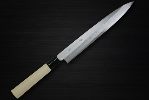 Kanetsune KC-500 White Steel 11-Layer Damascus Japanese Chefs YanagibaSashimi 240mm