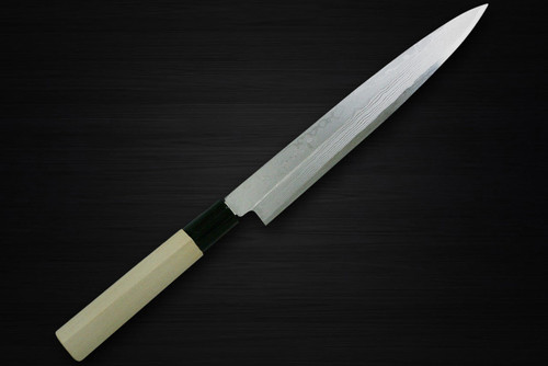 Kanetsune KC-500 White Steel 11-Layer Damascus Japanese Chef's