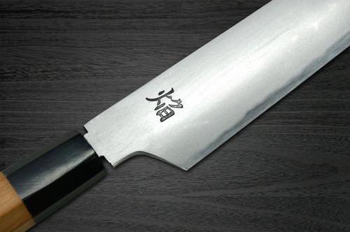Sakai Takayuki Homura Kogetsu (Aogami 2 steel) Japanese Chef's Kengata-Yanagiba(Sashimi) 300mm Hien 