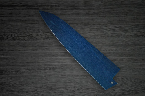 Indigo dyed Magnolia Saya Sheath for 180mm Chef KnifeGyuto