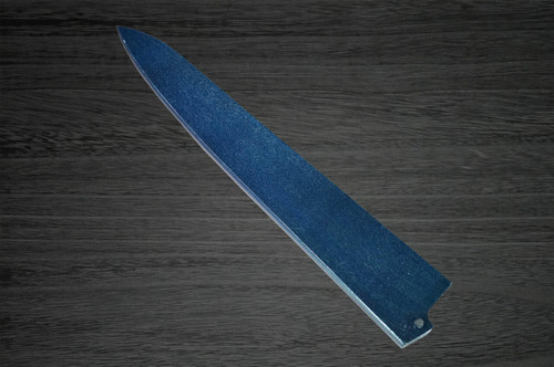 Indigo dyed Magnolia Saya Sheath for 240mm SlicerSujihiki
