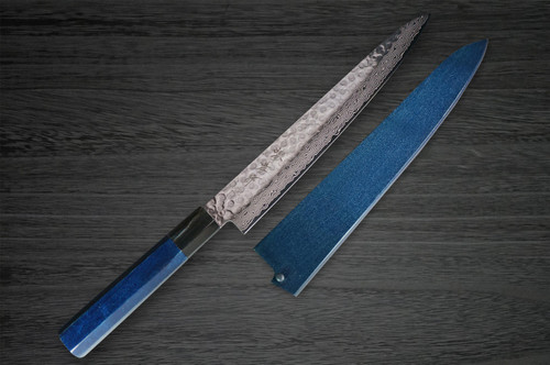 SV33 タカユキ Sakai Takayuki 33-Layer VG10 Damascus Ebony Chef's Slicer