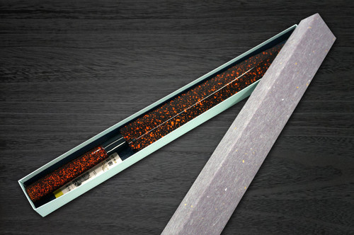 Sakai Takayuki Shikisai INOX Japanese Chefs YanagibaSashimi 270mm Kincha with Saya Sheath