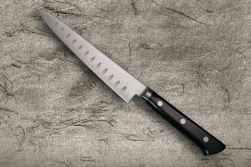 Fujiwara Kanefusa Molybdenum Stainless Dimples Japanese Chefs Petty KnifeUtility 150mm
