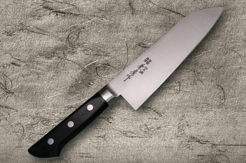 Fujiwara Kanefusa Japanese Steel Chefs Santoku Knife 180mm