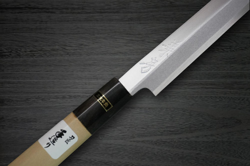 Fujiwara Kanefusa White Steel Japanese Chefs TakohikiSashimi 240mm
