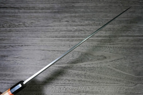 Masamoto KH Damascus Honkasumi Gyokusei-ko Japanese Chefs YanagibaSashimi 270mm KH0427 with Octagonal Sourinkaku Handle