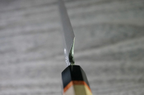 Masamoto KH Damascus Honkasumi Gyokusei-ko Japanese Chefs YanagibaSashimi 300mm KH0430 with Octagonal Sourinkaku Handle