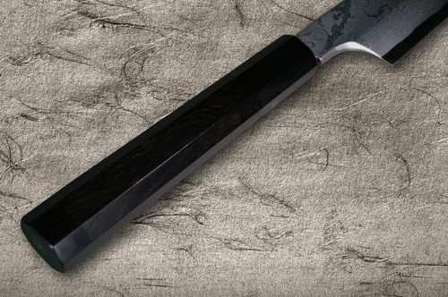 Sakai Takayuki Seiryu Damascus Aogami 2 steel Japanese Chefs Kengata-YanagibaSashimi 270mm with Saya Sheath