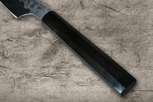 Sakai Takayuki Seiryu Damascus Aogami 2 steel Japanese Chefs Kengata-YanagibaSashimi 270mm with Saya Sheath