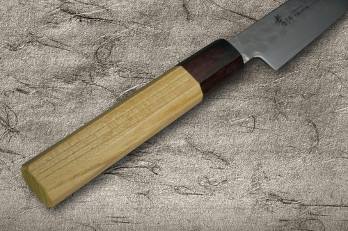 Sakai Takayuki 33-Layer VG10 Damascus Hammered WA Japanese Chefs Petty KnifeUtility 150mm