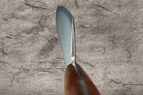 Shigeki Tanaka 33-Layer R2(SG2) Damascus IR Japanese Chef's Nakiri(Vegetable) 165mm with Desert Ironwood Handle 