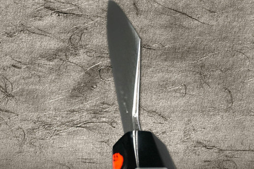 Shigeki Tanaka Aogami No.2 Damascus EB Japanese Chefs Gyuto Knife 240mm with Ebony Handle