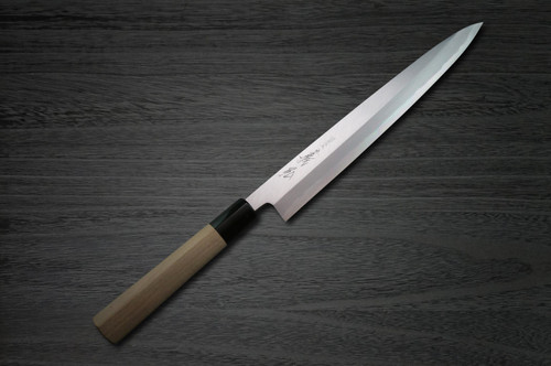 Yoshihiro White No.2 Supreme Jousaku JCHC Japanese Chefs YanagibaSashimi 270mm with Magnolia Wood Handle