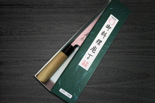 Yoshihiro White No.2 Supreme Jousaku JCHC Japanese Chefs Deba Knife 150mm with Magnolia Wood Handle