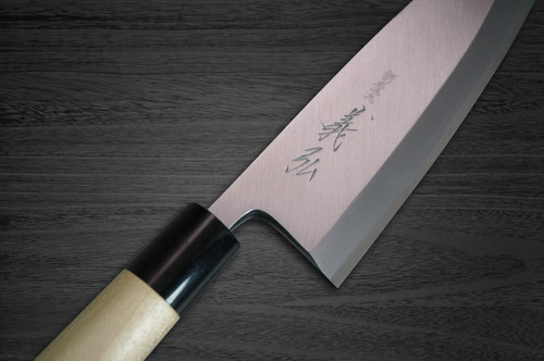 Yoshihiro White No.2 Supreme Jousaku JCHC Japanese Chefs Deba Knife 150mm with Magnolia Wood Handle