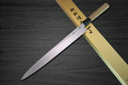 Yoshihiro Aogami No.2 Aogasumi B2HC Japanese Chefs YanagibaSashimi 270mm with Magnolia Wood Handle