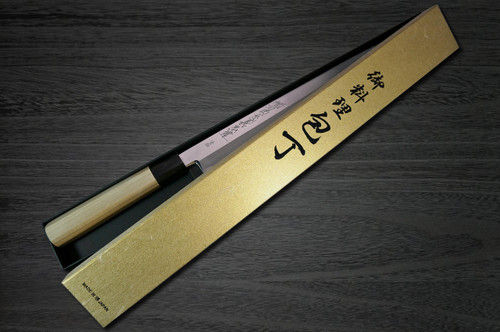 Yoshihiro Aogami No.2 Aogasumi B2HC Japanese Chefs YanagibaSashimi 300mm with Magnolia Wood Handle