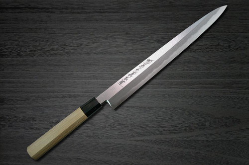 Yoshihiro Aogami No.2 Aogasumi B2HC Japanese Chefs YanagibaSashimi 300mm with Magnolia Wood Handle