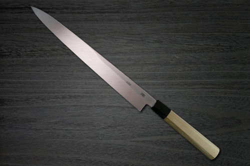 Yoshihiro Aogami No.2 Aogasumi B2HC Japanese Chefs YanagibaSashimi 360mm with Magnolia Wood Handle