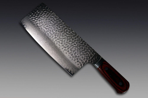 Sakai Takayuki 33-Layer VG10 Damascus Hammered Japanese Chefs Chinese Cooking Knife 195mm