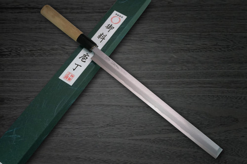 Yoshihiro White No.2 Supreme Jousaku JCHC Japanese Chefs TakohikiSashimi 210mm with Magnolia Wood Handle