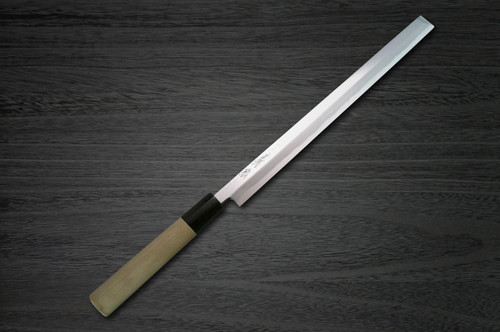 Yoshihiro White No.2 Supreme Jousaku JCHC Japanese Chefs TakohikiSashimi 300mm with Magnolia Wood Handle