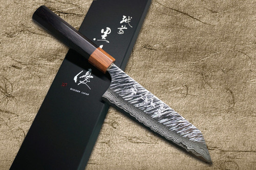 【代引き不可】 Yu Chef's Japanese RS8H WA FUJIN Damascus VG10 Kurosaki 邦楽