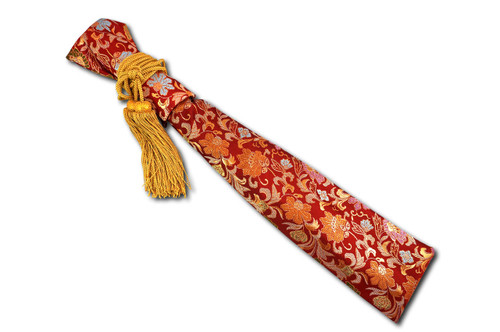 Nishiki Kimono Kitchen Knife Carry Bag Asuka Rouge Flower Golden Lace