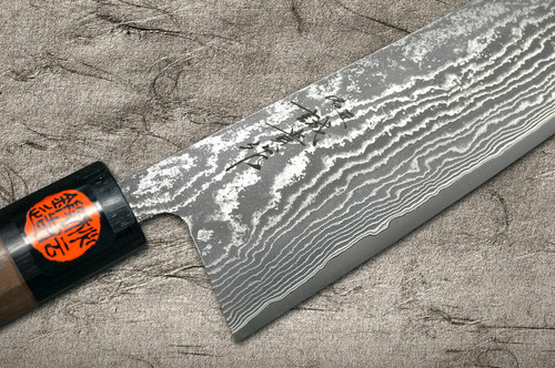Shigeki Tanaka 33-Layer R2SG2 Damascus Harukaze Japanese Chefs Gyuto Knife 240mm with Walnut Handle