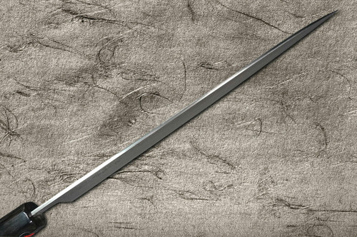 Shigeki Tanaka 33-Layer R2SG2 Damascus Habakiri Japanese Chefs Gyuto Knife 180mm with Ebony Handle