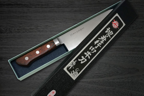 Sakai Takayuki Aoniko Blue 2 Steel Japanese Chefs Santoku Knife 180mm