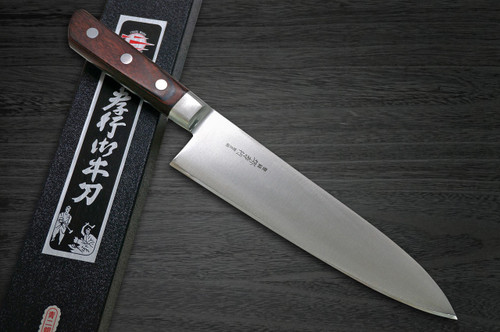 Sakai Takayuki Aoniko Blue 2 Steel Japanese Chefs Western Deba 240mm