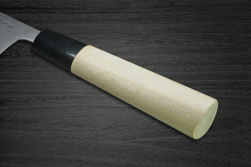 Shigeki Tanaka Aogami No.2 Damascus MB Coltello Petty giapponese da chef (multiuso) 150mm con manico in legno di magnolia