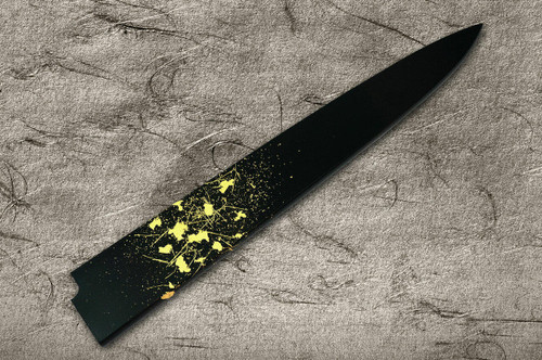 Saya Sheath with Genuine 24K Gold Star Stream YanagibaSashimi 330mm