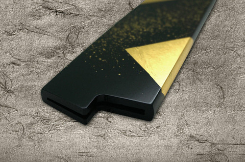 Saya Sheath with Genuine 24K Japanese Gold Leaf Chef Knife(Gyuto