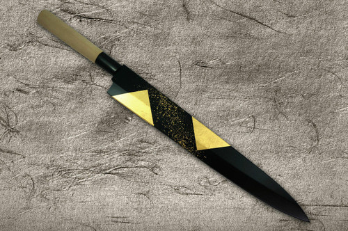 Saya Sheath with Genuine 24K Japanese Gold Leaf YanagibaSashimi 330mm