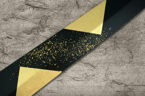 Saya Sheath with Genuine 24K Japanese Gold Leaf YanagibaSashimi 330mm